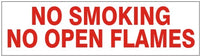 No Smoking No Open Flames Press-On Decal | PD-4876