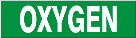 Oxygen Press-On Decal | PD-5727