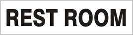 Rest Room Press-On Decal | PD-6639