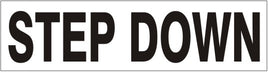 Step Down Press-On Decal | PD-7122