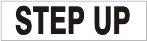 Step Up Press-On Decal | PD-7123