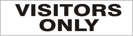 Visitors Only Press-On Decal | PD-8704