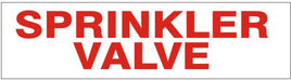 Sprinkler Valve Press-On Decal | PD-9902