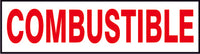 Combustible Press-On Decal | PD-9952
