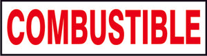 Combustible Press-On Decal | PD-9952