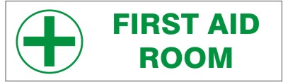 First Aid Room Press-On Decal | PD-2674
