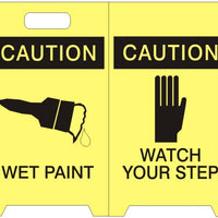Caution Wet Paint - Watch Your Step Floor Stand Sign | FFS-2