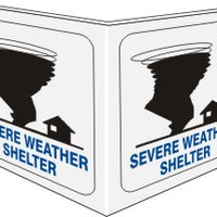 Severe Weather Shelter Wall Projection Standard and Glow | PWS-70
