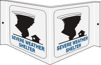 Severe Weather Shelter Wall Projection Standard and Glow | PWS-70