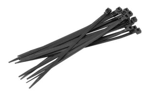 11" BLACK CABLE TIES, PK1000